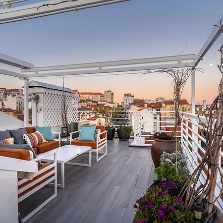 T1 Oasis With Amazing Terrace Appartamento Lisbona